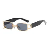 Gold Frame with Gray Lens