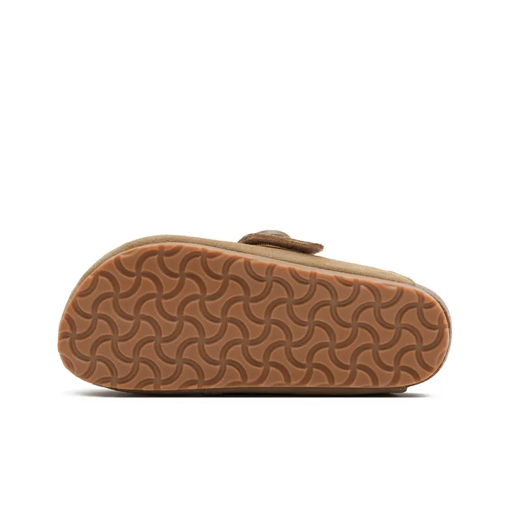 MASOOMAKE Rubber Sole Embroidery Closed Toe Slippers Women's-4