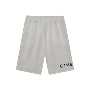 GIVENCHY SS23 Casual Shorts Men's Light Heather Gray