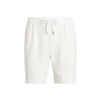 Polo Ralph Lauren Silk Linen Drawstring Short Denim Shorts Men's White