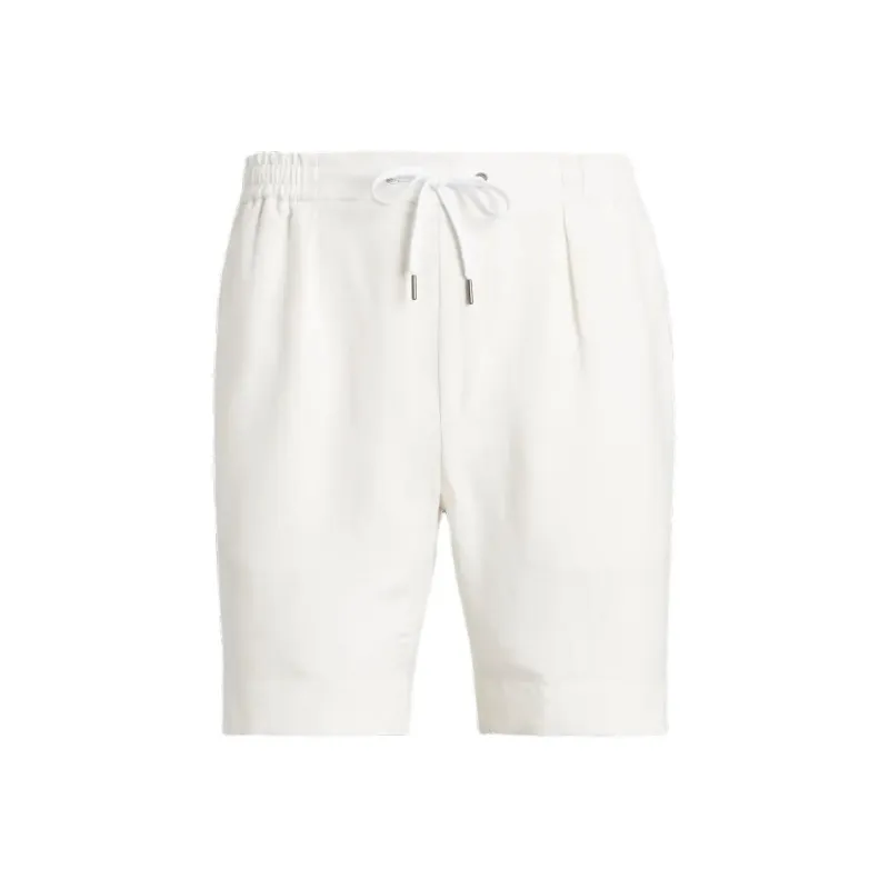 Polo Ralph Lauren Silk Linen Drawstring Short Denim Shorts Men's White-0