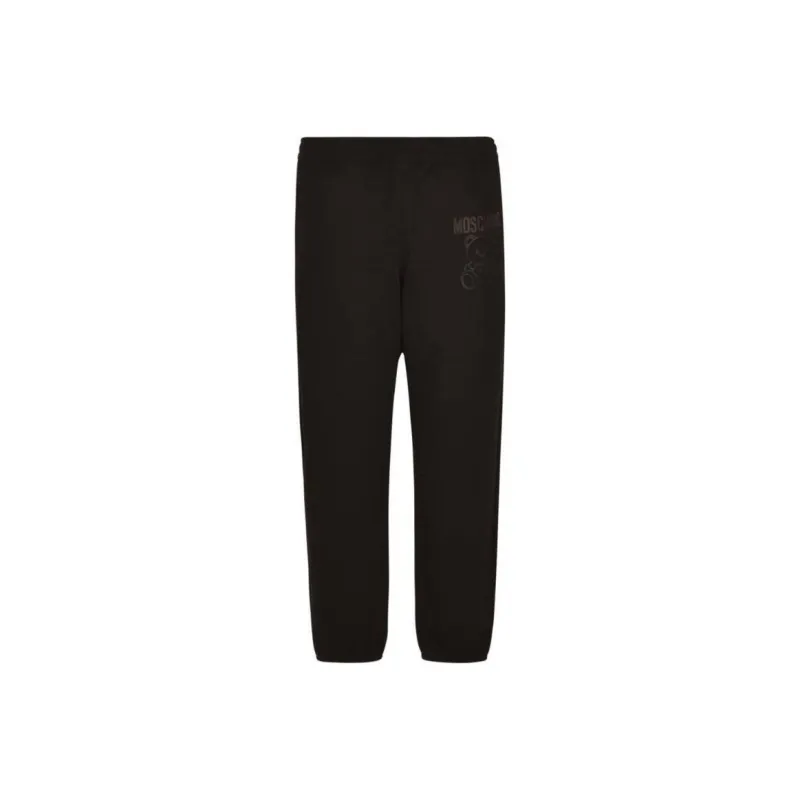 MOSCHINO Logo Printed Elasticated Wasitband Trousers-0