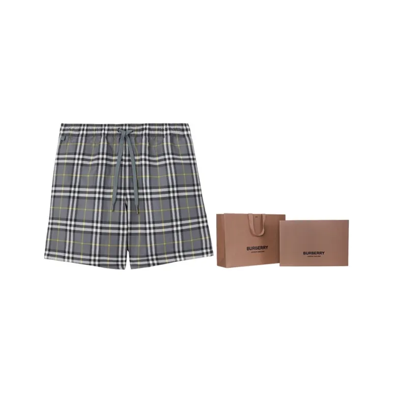 Burberry Check Drawcord Swim Shorts-6