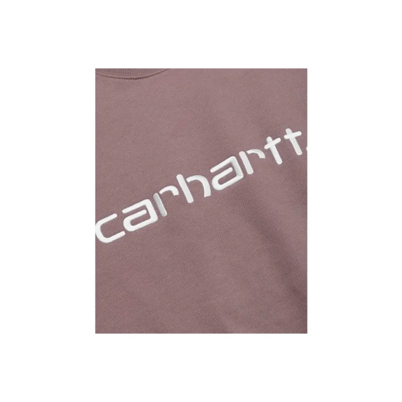 Carhartt WIP Logo Embroidered Crewneck Sweatshirt-1