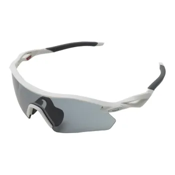 Oakley Plastic Irregular Shape Sunglasses Unisex Light Gray
