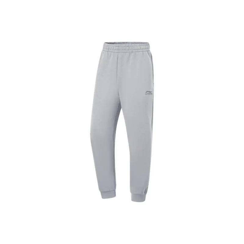 LiNing Sports Life Collection Casual Pants Men's Geological Gray-0