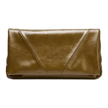 ZARA Polyurethane Crossbody Bag Women's Brown Green