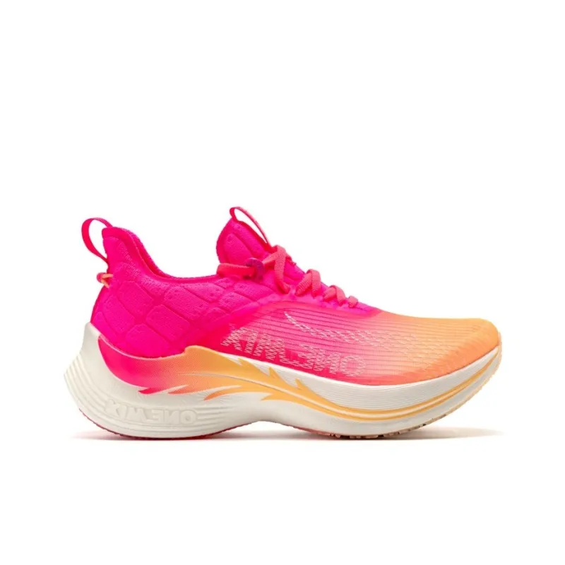 ONEMIX Light Nails Running Shoes Unisex Peach Pink Orange-1