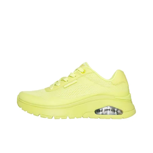 Skechers Uno Flex Spring On Air Anti used Wear Resistant Low Top Casual Shoes Women's Yellow