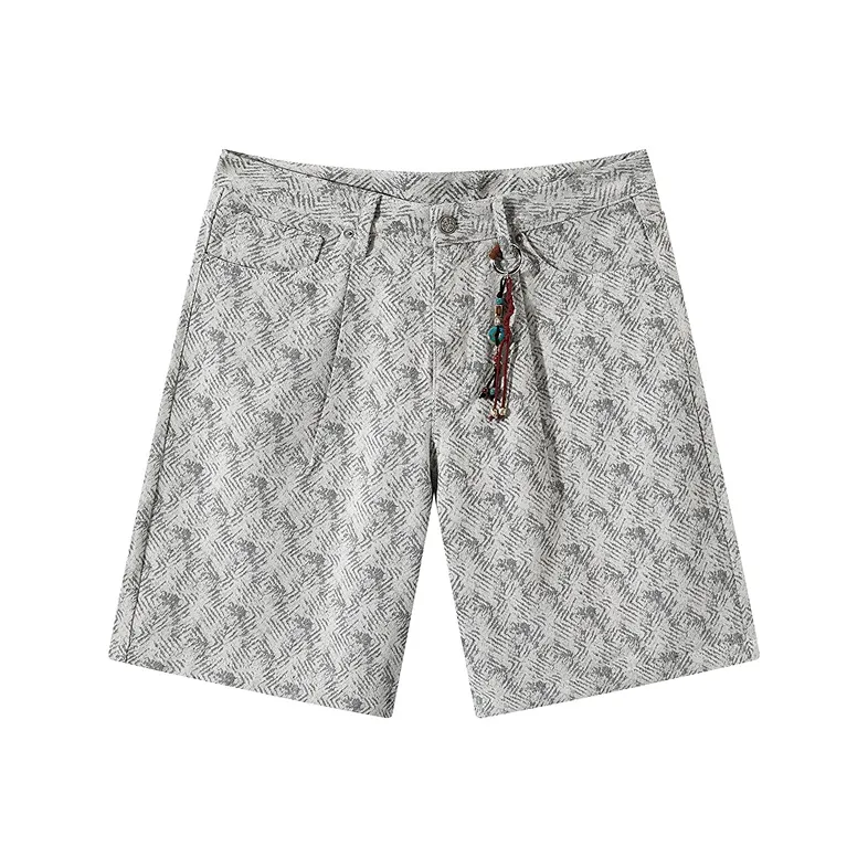 GXG New Year Denim Shorts Men's Greige-0