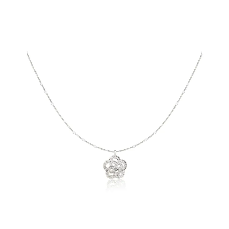 AJIDOU Synthetic Cubic Zirconia Necklaces Women's-4