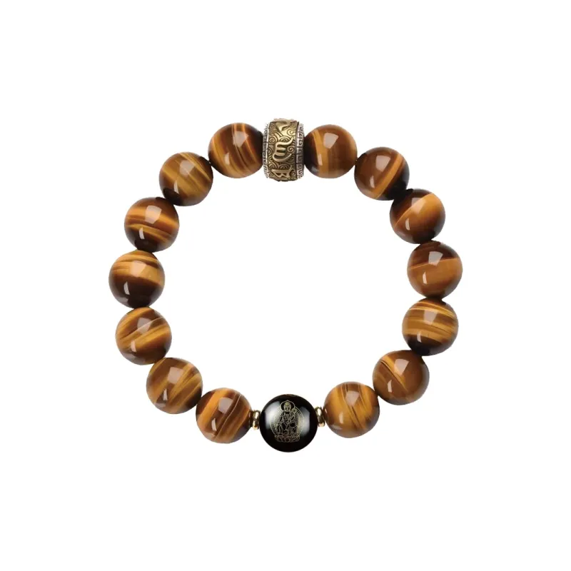 Yi Mingju Tiger's Eye Stone Bracelets Unisex-7