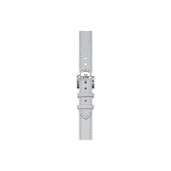Yu Qing Watch Band Red Beige Compatibility 12.5 21cm Leather