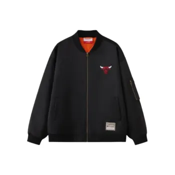 Mitchell & Ness Lifestyle Puffer Jacket Men's Black