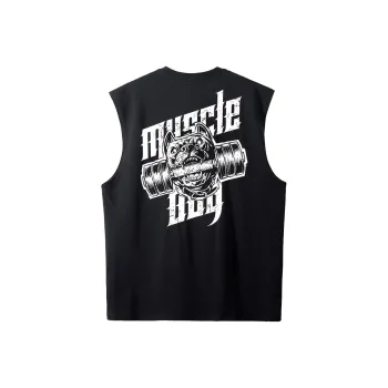 Muscle Dog Tank Top Men's Black