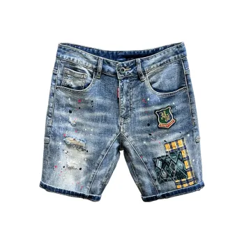 SANTASTIC Denim Shorts Men's Blue