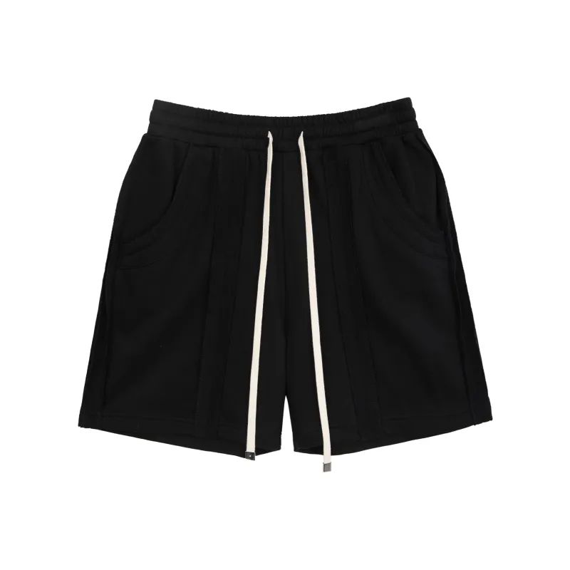 B.X Casual Shorts Unisex Black-0