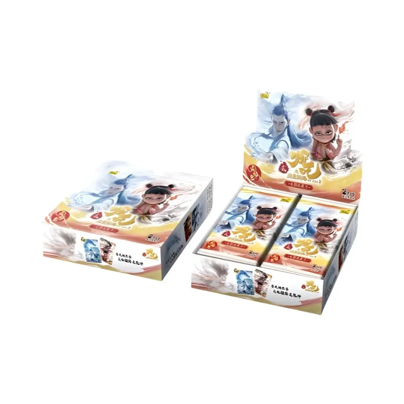 KAYOU Ne Zha The Magic Child Stirs The Sea 2 Spirit Flame Pack IP/Anime Cards Whole Box-4