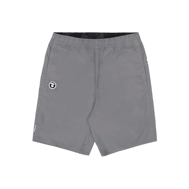 Aape Logo embroidered Cotton Track Shorts-2