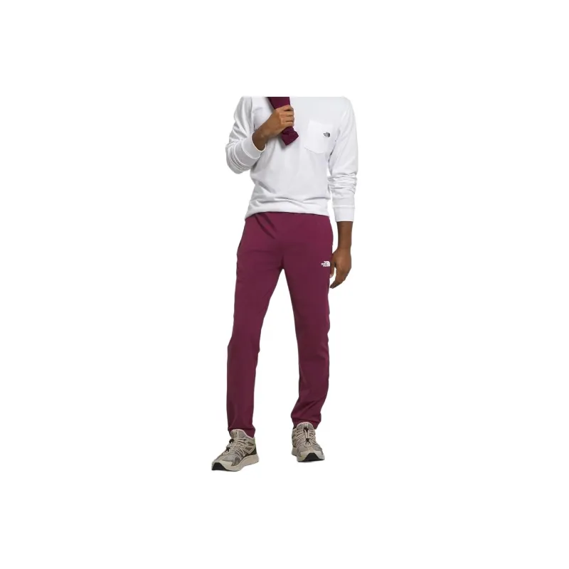 THE NORTH FACE Knitted Sweatpants Men's Red Purple Color-0