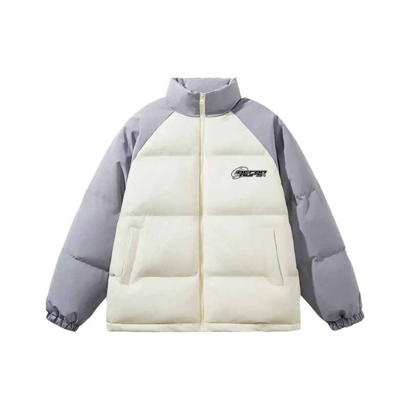 Small Columns Under The Sea Puffer Jacket Unisex-4