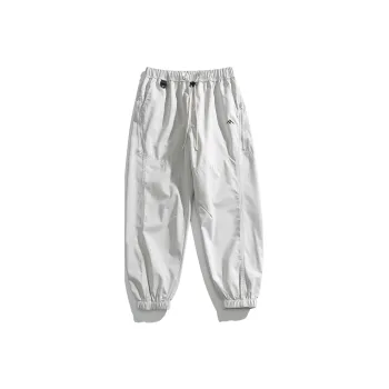Polar Fire Casual Pants Unisex Snow Mountains Gray