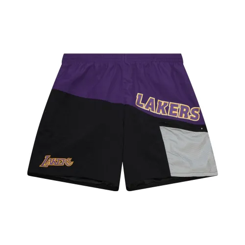 Mitchell Ness Casual Shorts Men Purple