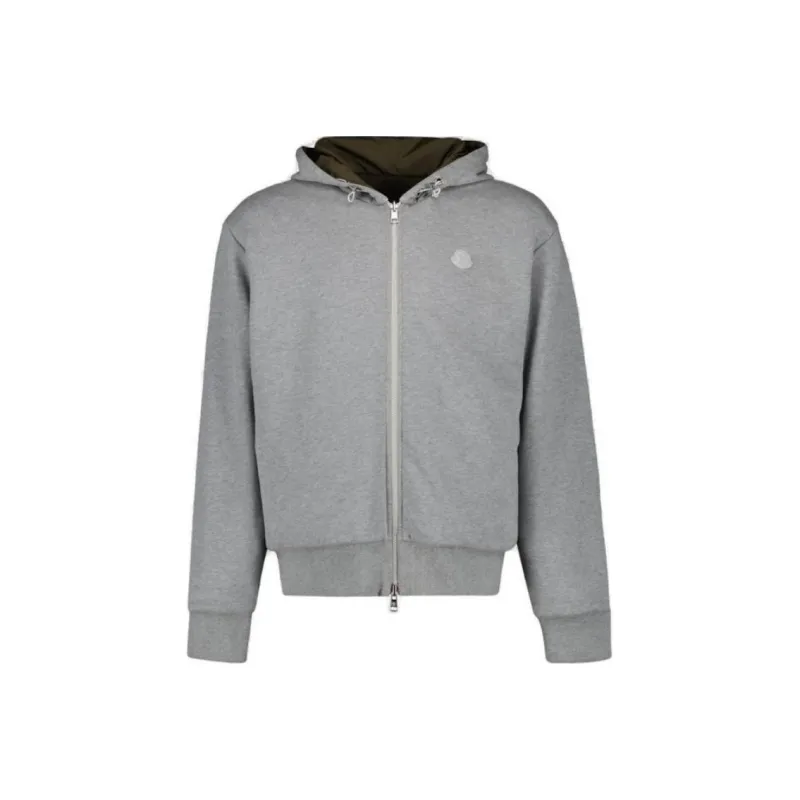 Moncler Reversible Zip Up Hooded Track Jacket-0