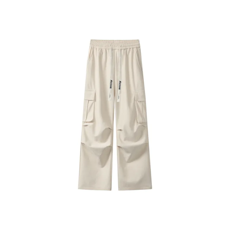 WKOOG Casual Pants Unisex Black-3