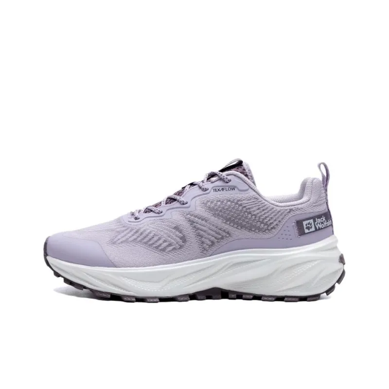 Jack Wolfskin Anti Slip Wear Resistant Low Top Hiking Shoes Women's Purple-0