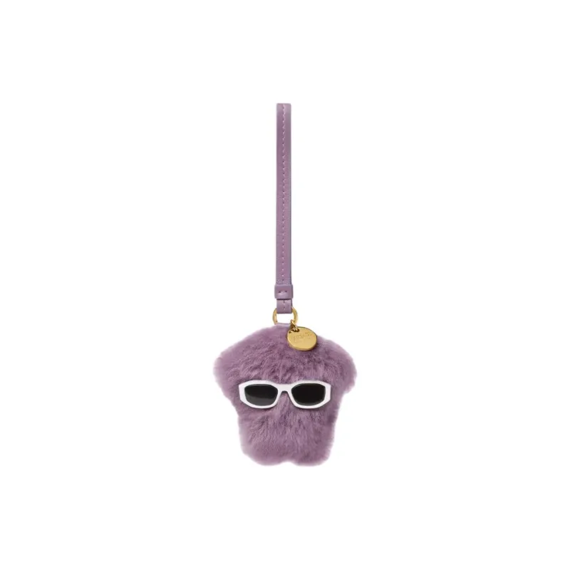 VERSACE Medusa Lambskin Bag Charm Bag Accessory Women's Purple-0