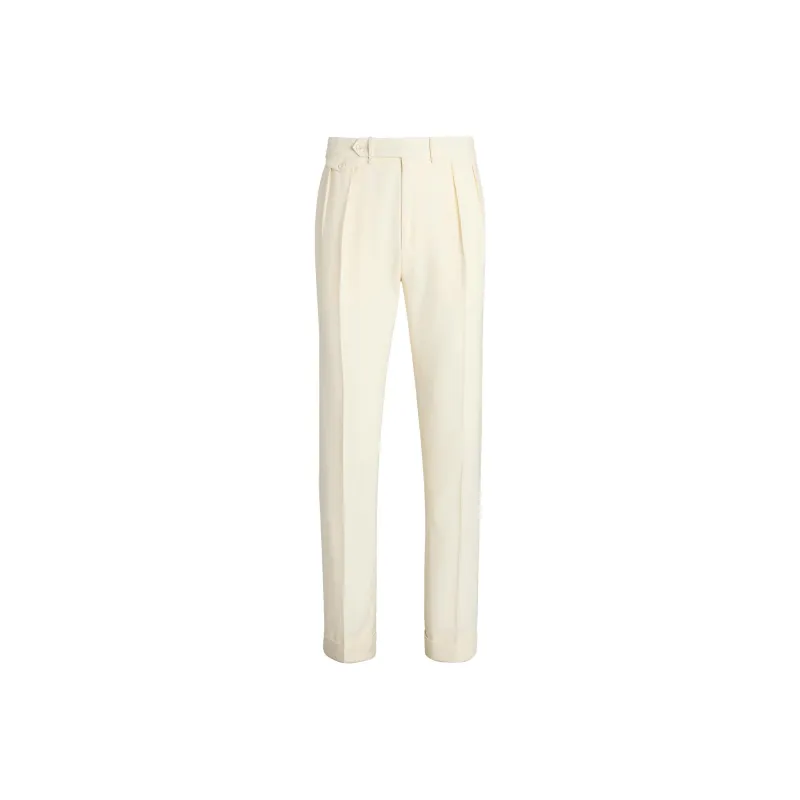 Ralph Lauren Purple Label Wool Gabardine Trousers-0
