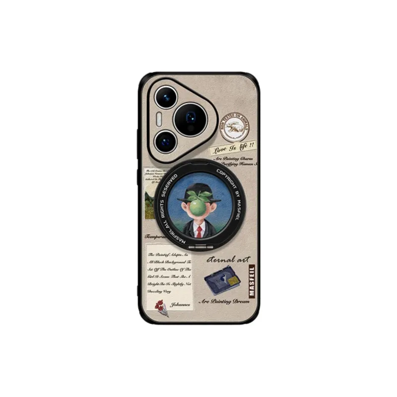 Marsfield TPU Material 360 Rotating Magnetic Stand Case Pearl Girlish Phone Cases Compatibility Huawei P70/P70 Pro-6