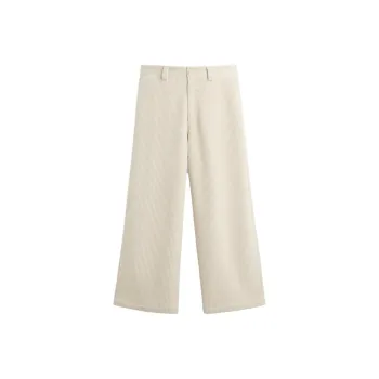 ZARA Casual Pants Men's Raw White