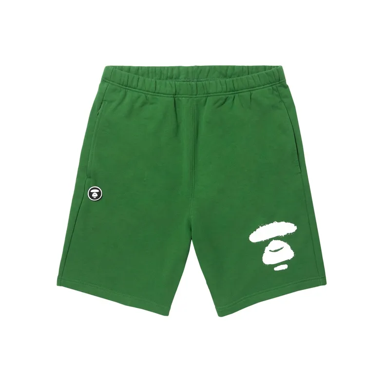 Aape Logo patch Drop crotch Shorts-2