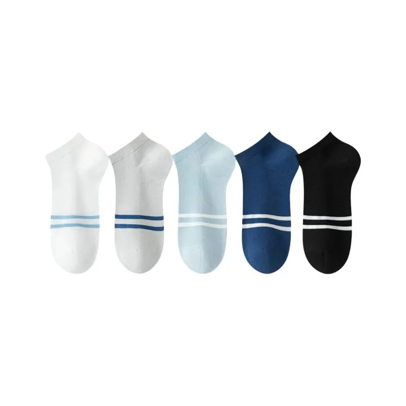 MIIOW No Show Socks Men's 5 Pack-37