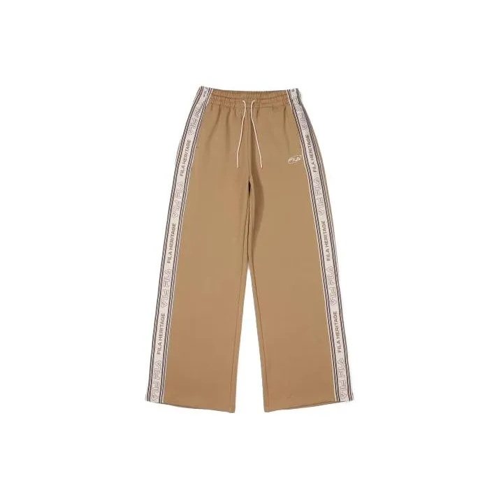 FILA Casual Pants Unisex Camel-0
