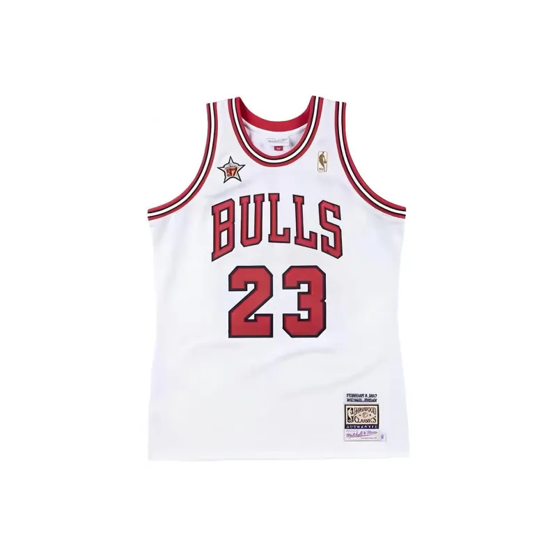 Mitchell & Ness Basketball Jerseys Men's White-0