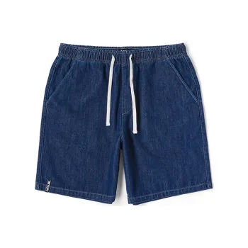 Lee Denim Shorts Men Medium Dark Blue