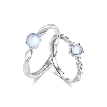 Master Kim Glass Cat Eye Rings Women's