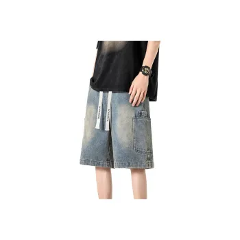 NORTHMORE Denim Shorts Unisex Yellow Mud
