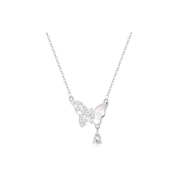 LAOYINFANG S990 Silver Sterling Silver Necklaces Women's
