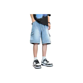 Tonlion Denim Shorts Men's Blue