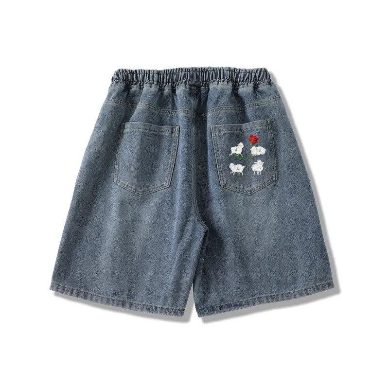 JCUI Denim Shorts Unisex-8