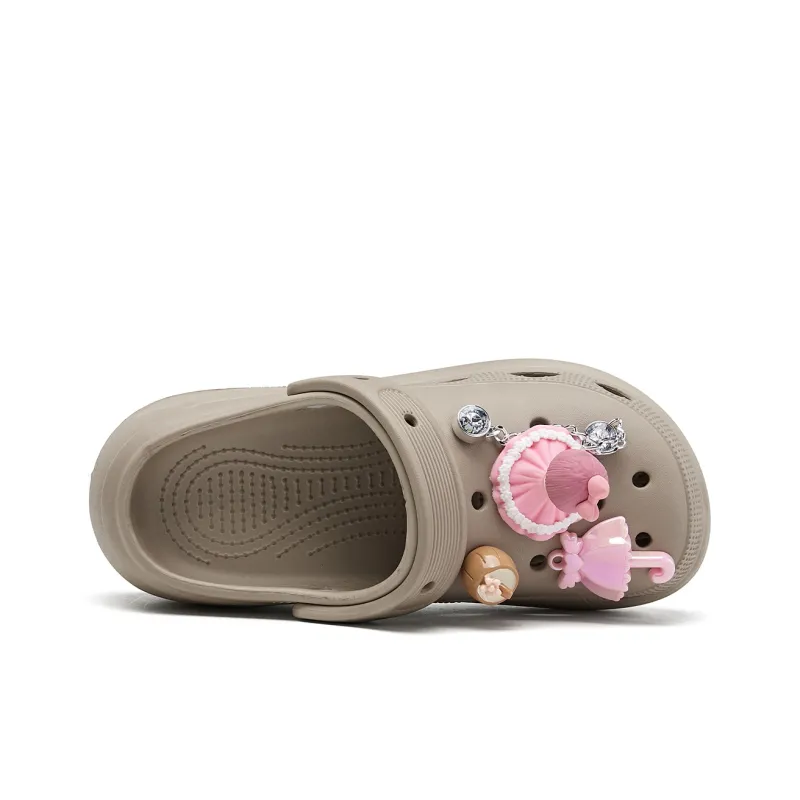 La Chapelle Clogs Women's Apricot-4