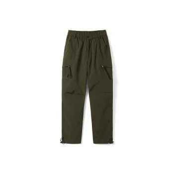 DEERWAY Casual Pants Unisex Burgundy