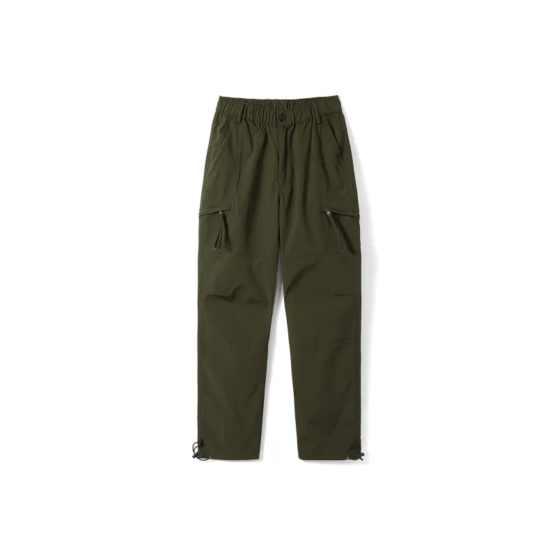 DEERWAY Casual Pants Unisex Burgundy-5