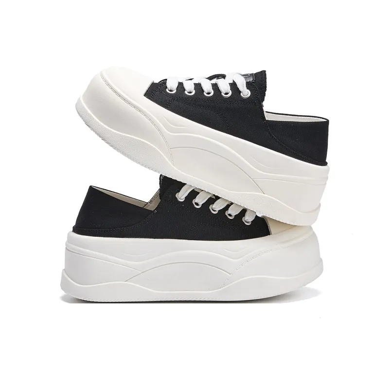 La Chapelle Cushioning, Slip Resistant, And Abrasion Resistant Low Top Casual Shoes Women's Black-2