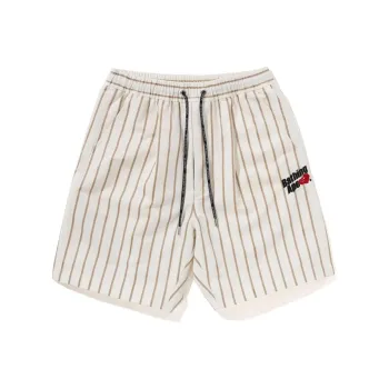 A BATHING APE Stripe Work Shorts