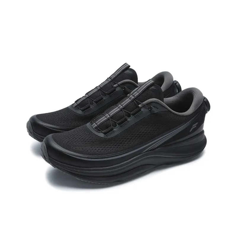 FILA BOA Running Shoes Men Low Top Black-2